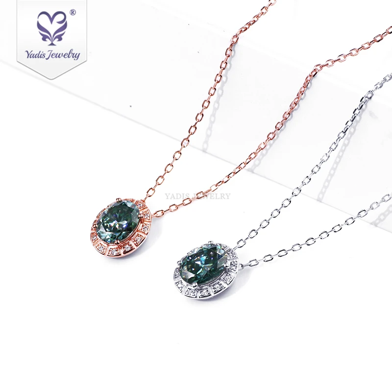 Tianyu Simple Jewelry Gold Plated 925 Blue Green Oval Moissanite Pendant Sliver Necklace
Tianyu Simple Jewelry Gold Plated 925 Blue Green Oval Moissanite Pendant Sliver Necklace