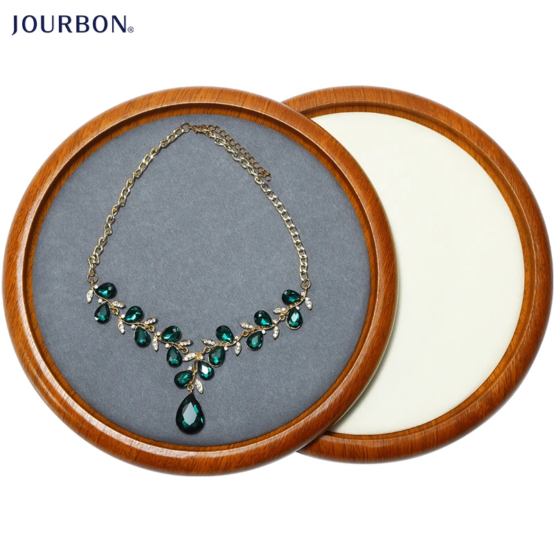 Jourbon Jewelry Display Tray Wood Earring Ring Bracelet Plate Jewelry Storage Organizer Photograph Prop, Gray, beige
Jourbon Jewelry Display Tray Wood Earring Ring Bracelet Plate Jewelry Storage Organizer Photograph Prop, Gray, beige
