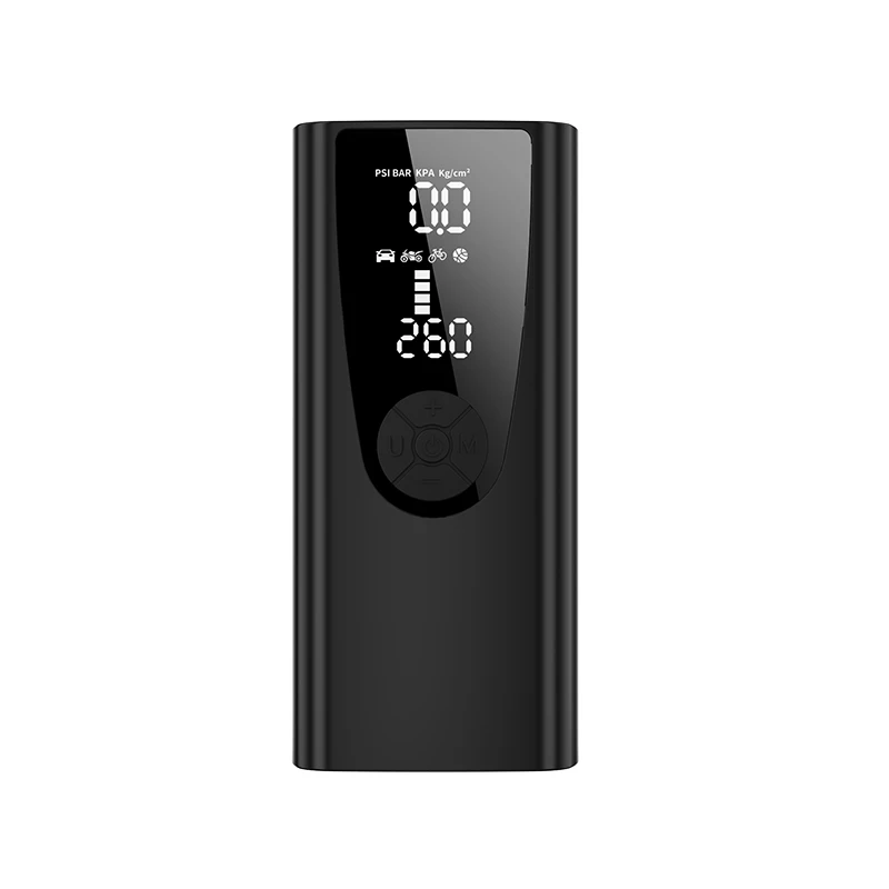 2022 new black wireless smart portable handheld air pump can be used for cars and balls
2022 new black wireless smart portable handheld air pump can be used for cars and balls
