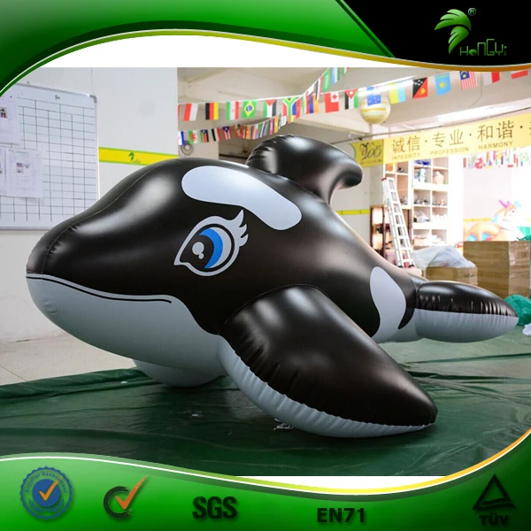 Inflatable Sexy Hongyi Black Whales With Sph Inflatable Ride On Water Toys Pvc Giant Inflatable 4730