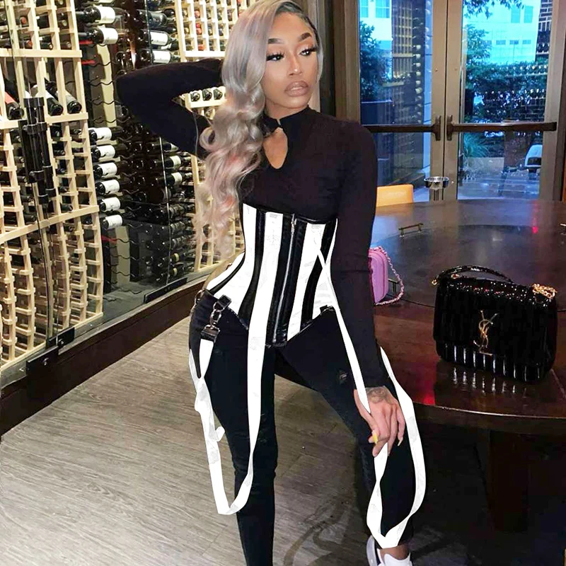 Fitness umpsuit With corset Belt Bodycon Women's halter top jumpsuit 2020 Fashion NeW Patchwork Color Fashion, One piece fitness jumpsuit
Fitness umpsuit With corset Belt Bodycon Women's halter top jumpsuit 2020 Fashion NeW Patchwork Color Fashion, One piece fitness jumpsuit