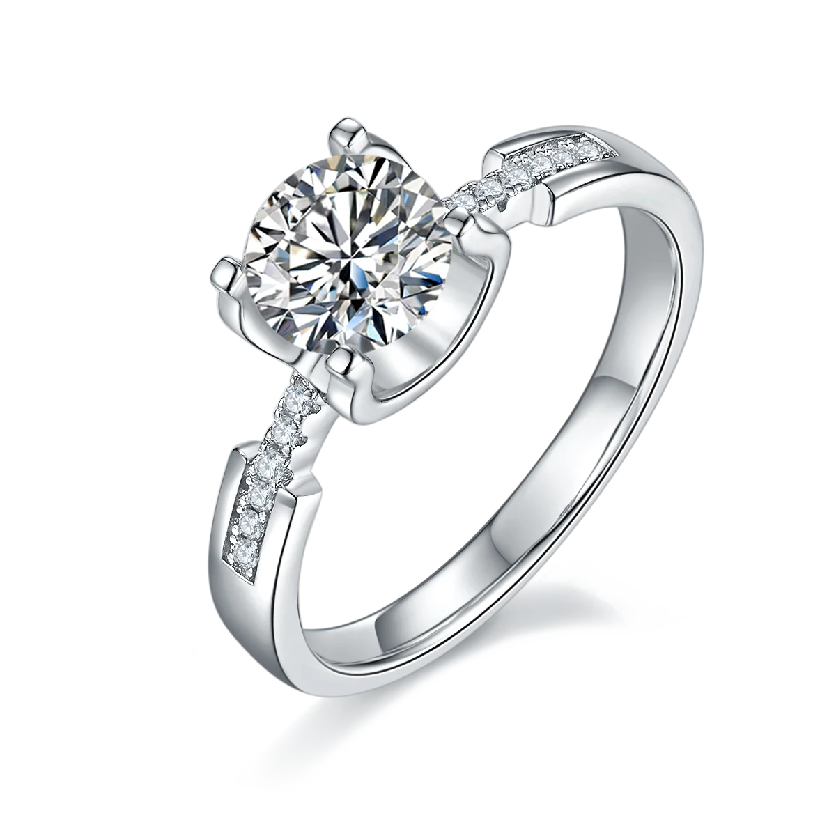 Engagement Rings with Moissanite 1ct 6.5mm High Quality In Stock 925 Sterling Silver Ring Jewelry 18K Gold Plated Ring for Women
Engagement Rings with Moissanite 1ct 6.5mm High Quality In Stock 925 Sterling Silver Ring Jewelry 18K Gold Plated Ring for Women