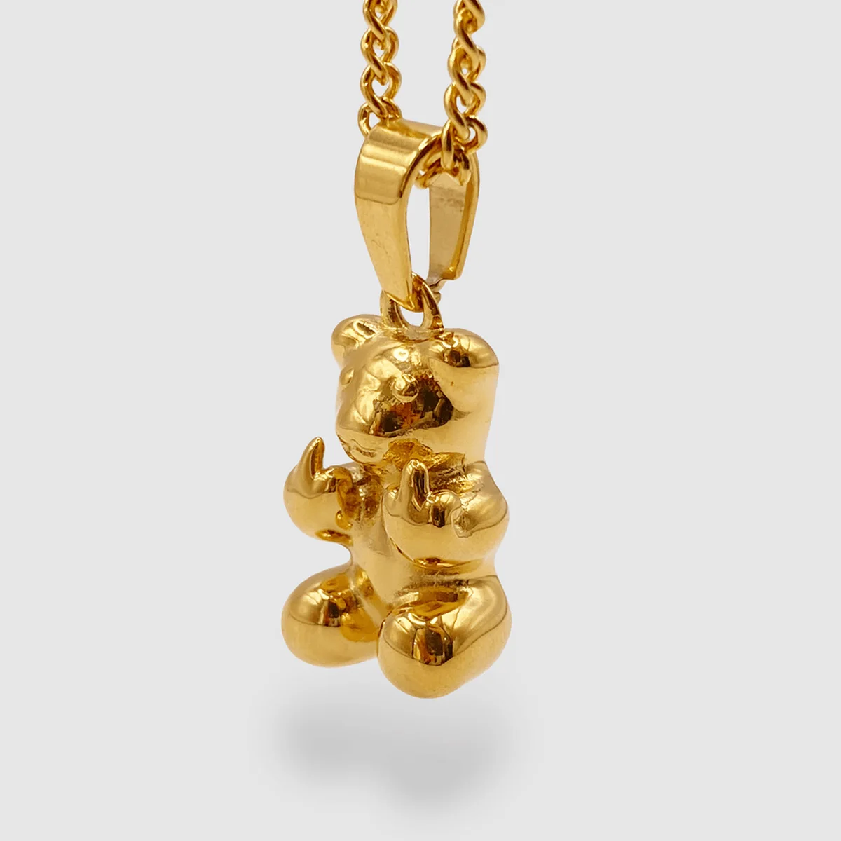 Vintage Offensive Bear Necklace Fashion Jewelry Necklace Gold Short Necklace Women Men Chain Pendant Party Gift
Vintage Offensive Bear Necklace Fashion Jewelry Necklace Gold Short Necklace Women Men Chain Pendant Party Gift