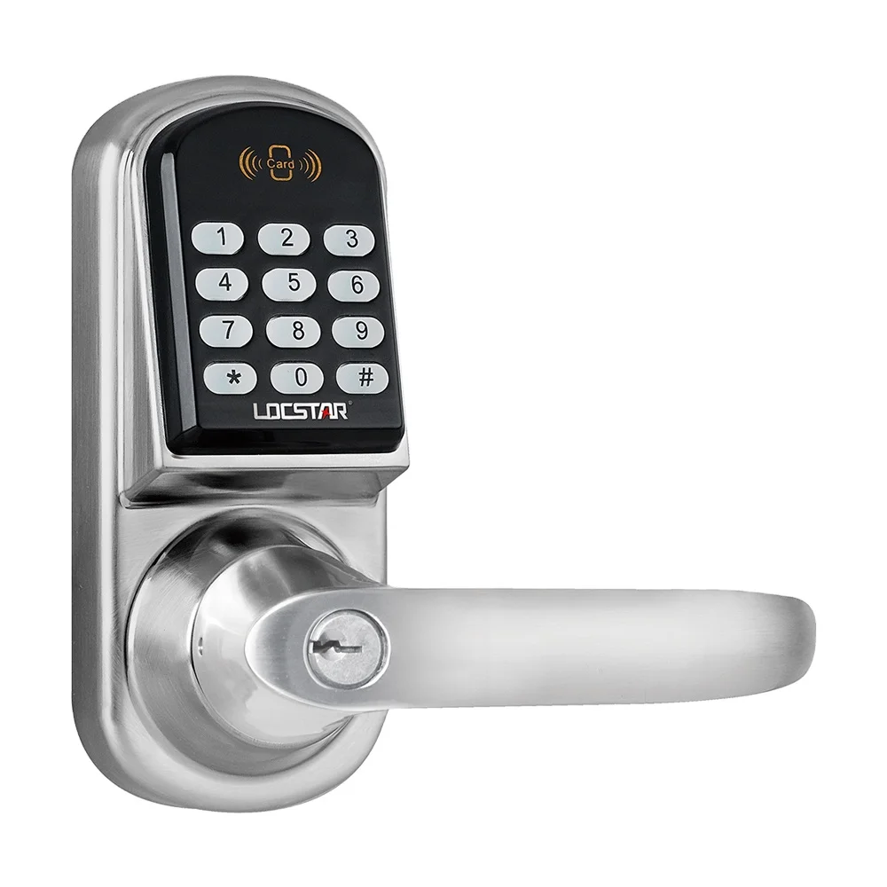 Locstar classical zinc alloy 8015 series digital keypad code contactless card factory waterproof smart lock
Locstar classical zinc alloy 8015 series digital keypad code contactless card factory waterproof smart lock
