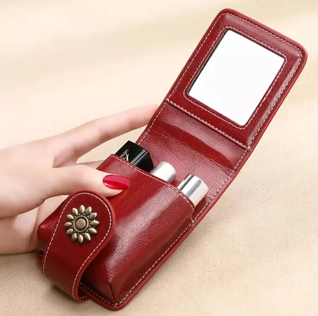 2021 Newest Fashion Small Capacity Split Leather Girls Makeup MINI Lipstick Cosmetic Bag Cases With Mirror
2021 Newest Fashion Small Capacity Split Leather Girls Makeup MINI Lipstick Cosmetic Bag Cases With Mirror