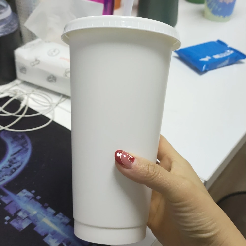 Clear Pp 24 OZ Custom Iced Cold Coffee Plastic Reusable Cup 
Clear Pp 24 OZ Custom Iced Cold Coffee Plastic Reusable Cup