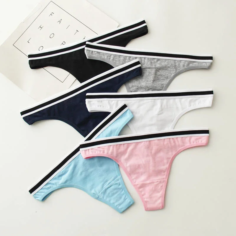 Simple Design Sporty Style Cotton Thongs Panties G String Fashion Underwear Women Erotic Female Seamless Briefs Sexy Lingerie, Customized
Simple Design Sporty Style Cotton Thongs Panties G String Fashion Underwear Women Erotic Female Seamless Briefs Sexy Lingerie, Customized
