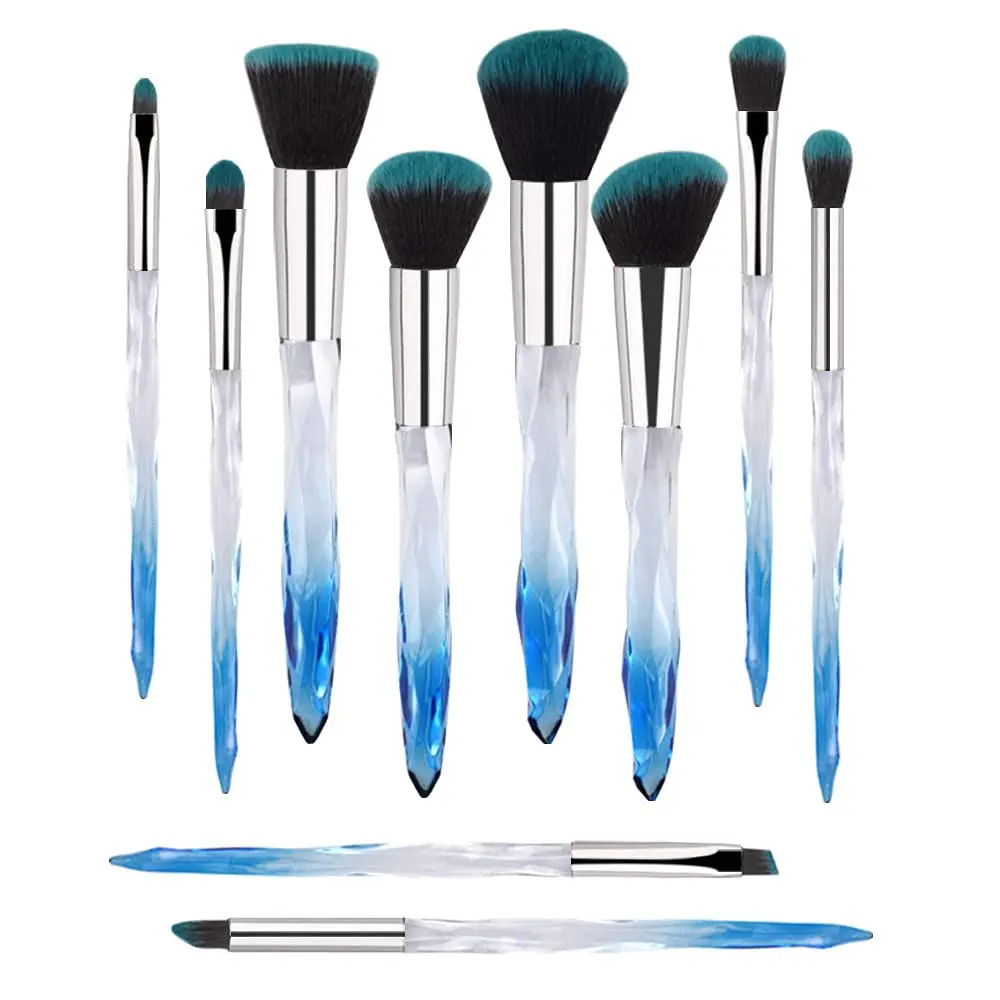Private Label Diamond Makeup Brushes 10Pcs Diamond Makeup Brush Set, Red blue white colorful
Private Label Diamond Makeup Brushes 10Pcs Diamond Makeup Brush Set, Red blue white colorful