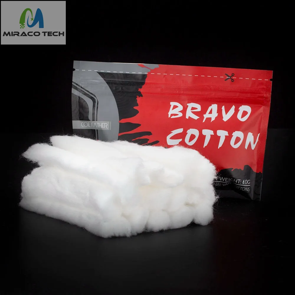 Original Coil Father 15pcs/bag Bravo Organic VAPE Cotton for Electronic Cigarette Cotton vape coil, White
Original Coil Father 15pcs/bag Bravo Organic VAPE Cotton for Electronic Cigarette Cotton vape coil, White