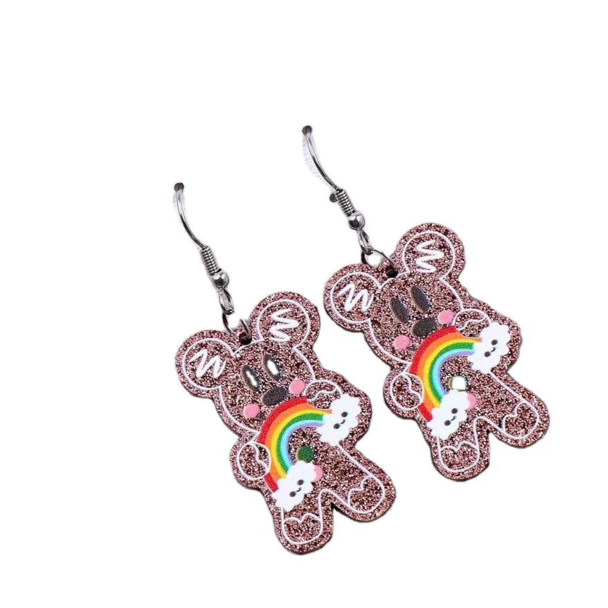 ERS542ER1204 Best Selling Christmas Laser Cut Glitter Acrylic Bear Glitter Breadman Drop Earrings
ERS542ER1204 Best Selling Christmas Laser Cut Glitter Acrylic Bear Glitter Breadman Drop Earrings