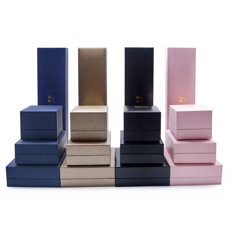 FORTE Amazon hot sale Free customize jewelry box leatherette paper ring box with sleeve, Customized color
FORTE Amazon hot sale Free customize jewelry box leatherette paper ring box with sleeve, Customized color