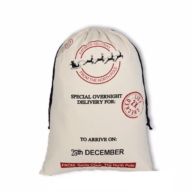 2022 New Year Gift Santa Sacks Large Santa Claus Bag Christmas Canvas Gift Bags Drawstring Cotton Santa Party Supplies, As picture show
2022 New Year Gift Santa Sacks Large Santa Claus Bag Christmas Canvas Gift Bags Drawstring Cotton Santa Party Supplies, As picture show