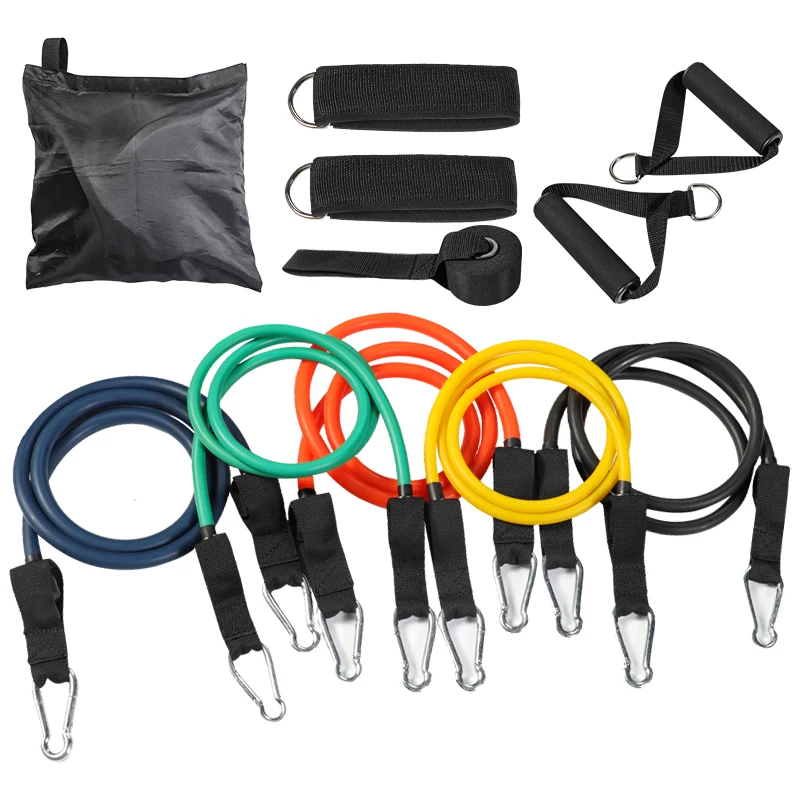11pcs Latex Resistance Exercise Bands Tube Set for Fitness Sports in Home, Camouflage
11pcs Latex Resistance Exercise Bands Tube Set for Fitness Sports in Home, Camouflage