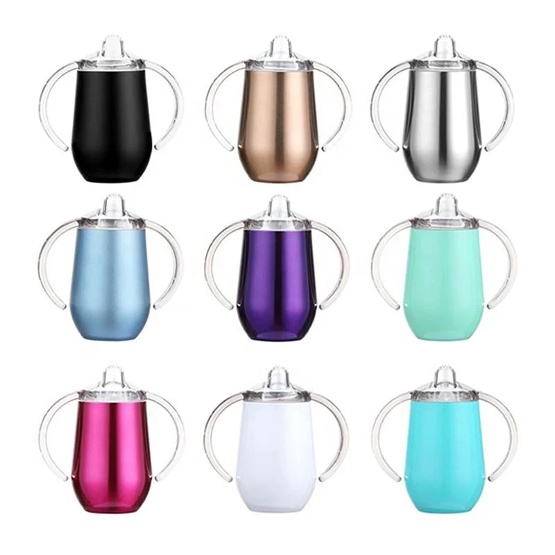 Wholesale 10oz Vacuum Insulated Sublimation Baby Sippy Tumbler Cups Stainless Steel Milk Mug, Oem/pms
Wholesale 10oz Vacuum Insulated Sublimation Baby Sippy Tumbler Cups Stainless Steel Milk Mug, Oem/pms