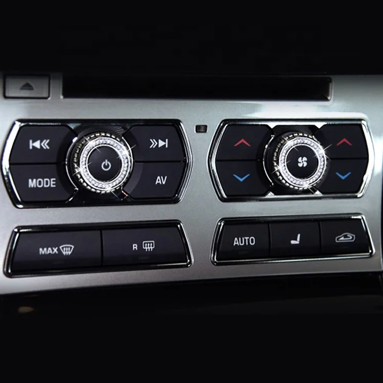 New for Jaguar Air conditioning audio Knob decorative stickers drill Jaguar interior upgrade modified ornaments
New for Jaguar Air conditioning audio Knob decorative stickers drill Jaguar interior upgrade modified ornaments