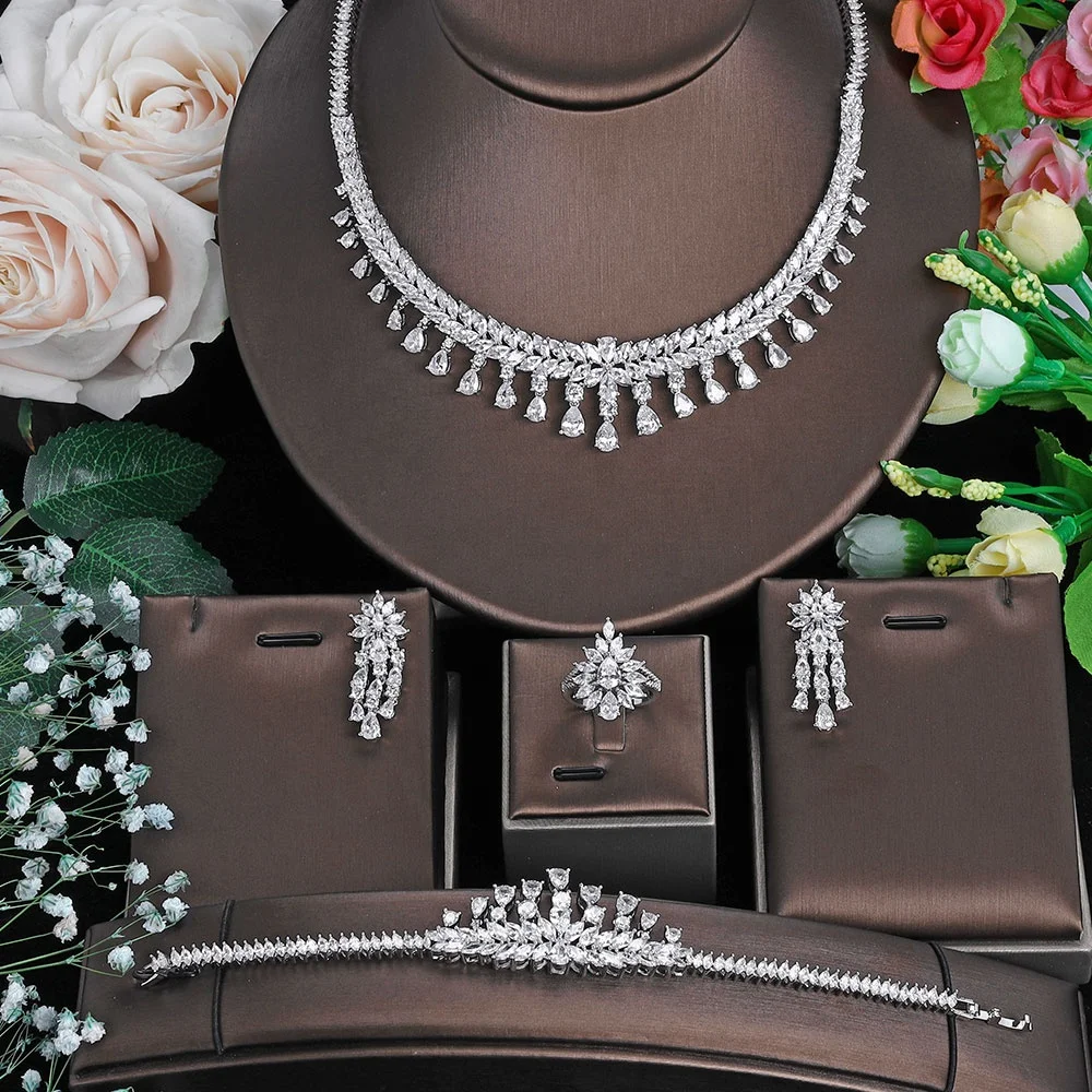 The latest design drop shape bridal jewelry set women wedding indian gift jewelry set
The latest design drop shape bridal jewelry set women wedding indian gift jewelry set
