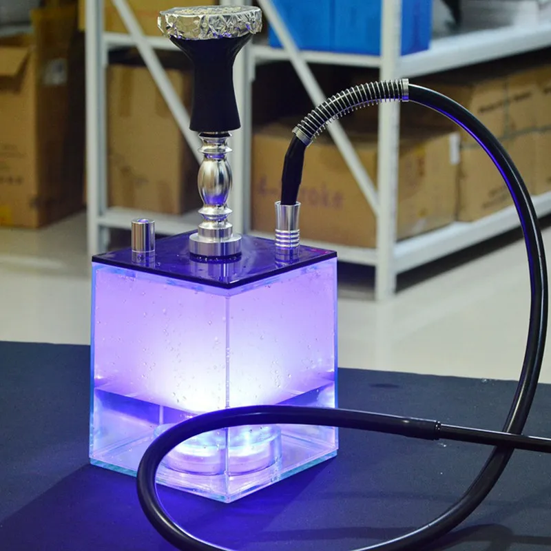 Hot Selling Hookah Set Acrylic Square Body Style Hookah Shisha Black Box Technics Packing Color Weight Material Origin Type Free
Hot Selling Hookah Set Acrylic Square Body Style Hookah Shisha Black Box Technics Packing Color Weight Material Origin Type Free