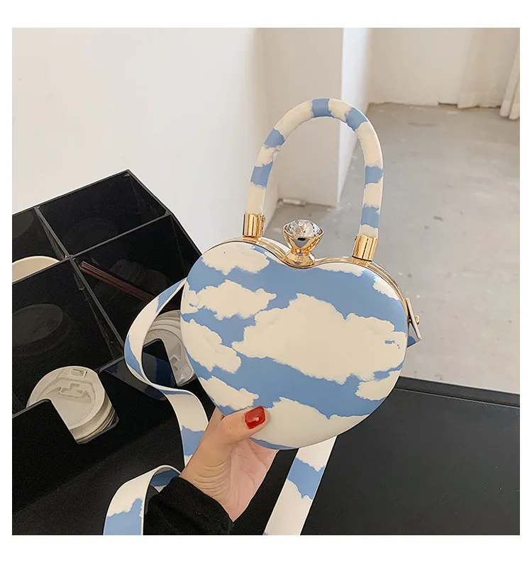 Designer Leather Cute Purses Crossbody Colorful Handbag Printed Womens Bags Heart Shaped Purse Handbags, 12 colors
Designer Leather Cute Purses Crossbody Colorful Handbag Printed Womens Bags Heart Shaped Purse Handbags, 12 colors