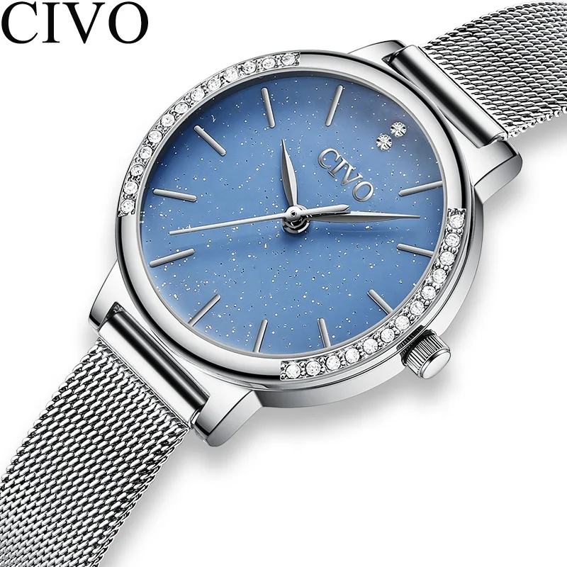 CIVO Fashion Ladies Minimalist Quartz Wrist Watches Ultra Thin Casual Slim Mesh stainless Steel Waterproof Watch
CIVO Fashion Ladies Minimalist Quartz Wrist Watches Ultra Thin Casual Slim Mesh stainless Steel Waterproof Watch