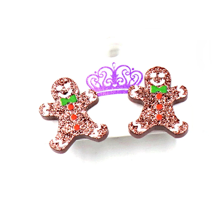 ERS527ER1221 New Product Christmas Holiday Rose Gold Glitter Acrylic Gingerbread Stud Earrings
ERS527ER1221 New Product Christmas Holiday Rose Gold Glitter Acrylic Gingerbread Stud Earrings