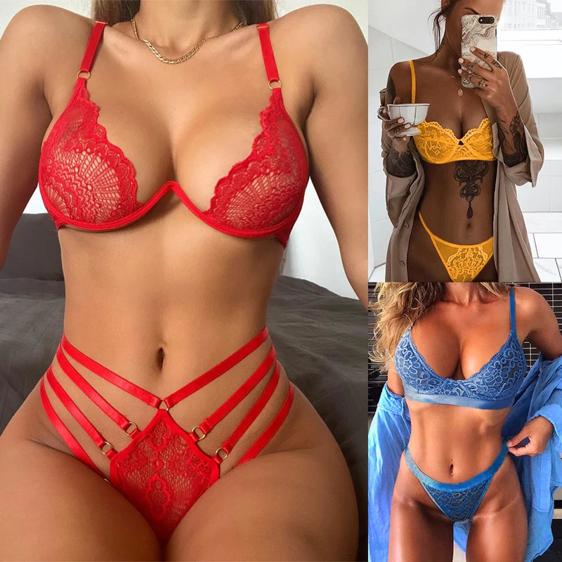 Custom Private Label Vendor Lingerie Sexy Hot Transparent Women Red Two Piece Lace Lingerie Set
Custom Private Label Vendor Lingerie Sexy Hot Transparent Women Red Two Piece Lace Lingerie Set
