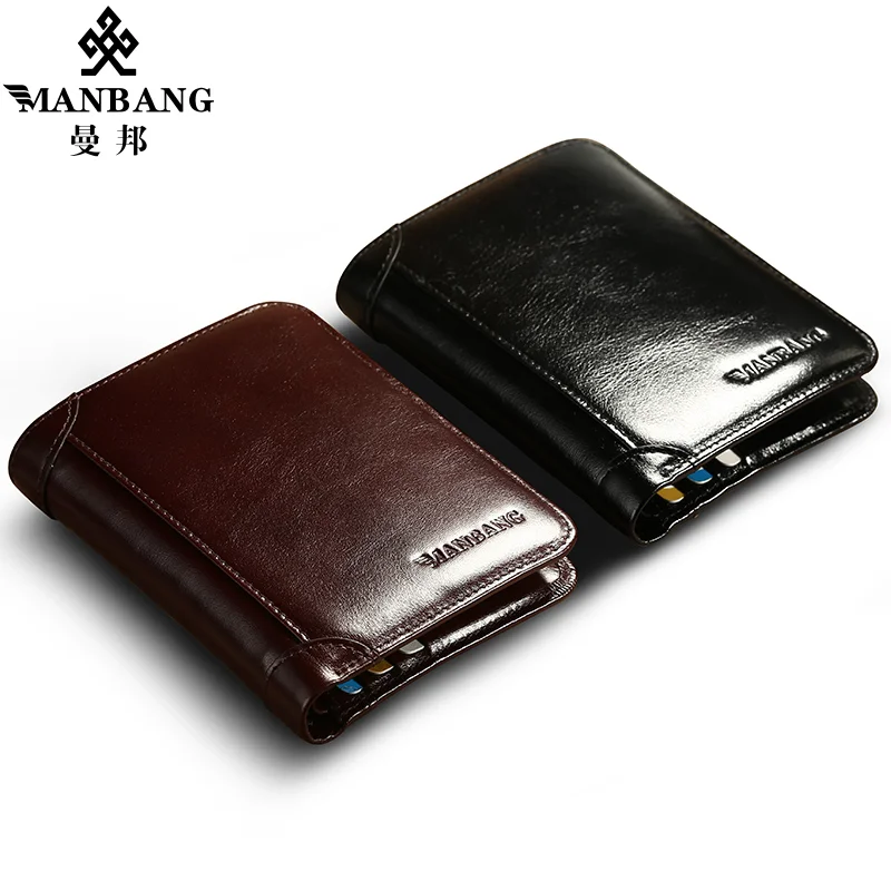ManBang Classic Style Wallet Genuine Leather Men Wallets Short Male Purse Card Holder Wallet Men Fashion High Quality
ManBang Classic Style Wallet Genuine Leather Men Wallets Short Male Purse Card Holder Wallet Men Fashion High Quality