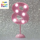 Number Happy Birthday Digital Cake Topper for Party Decor Supplies