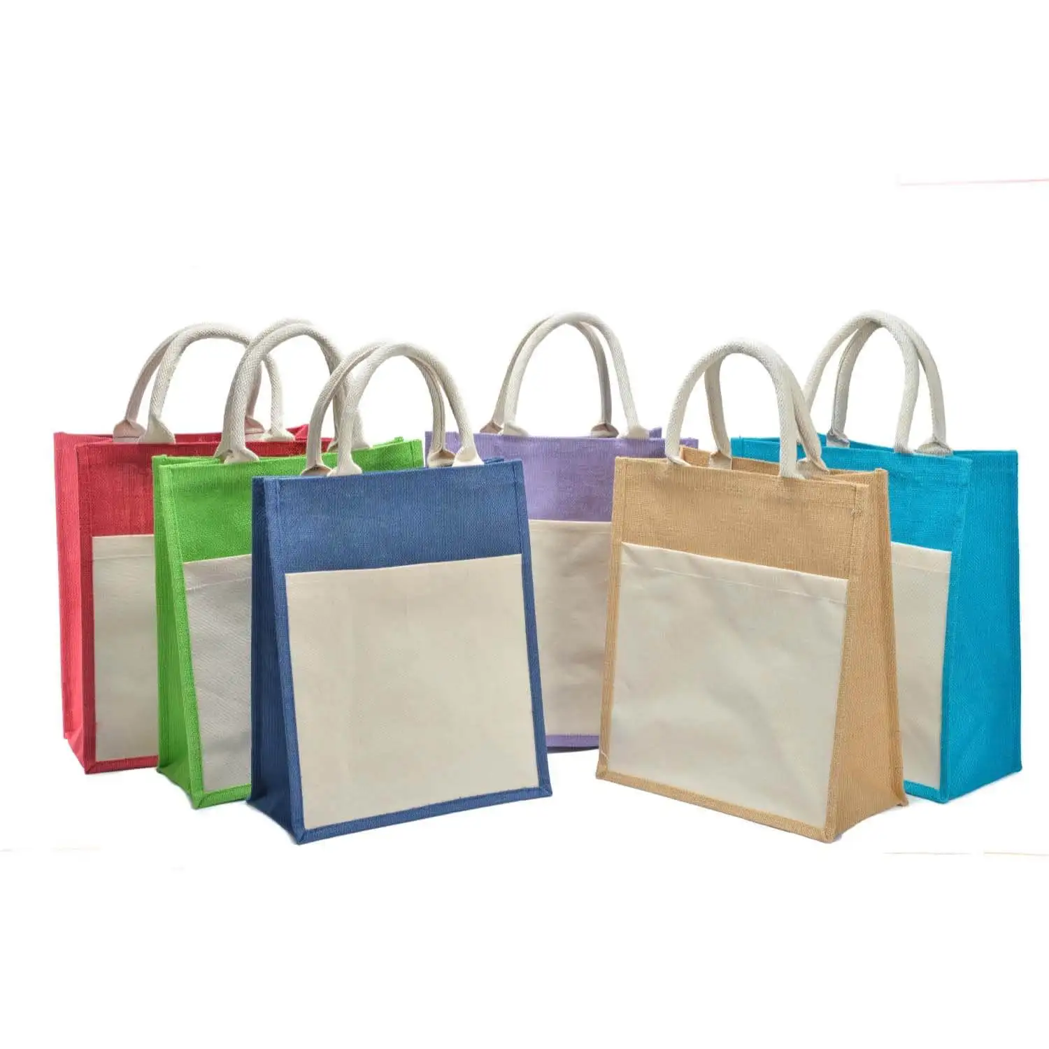 Environmental protection Colorful Canvas Front Pocket Cheaper Cost Jute Bags for Wholesale, Customized color
Environmental protection Colorful Canvas Front Pocket Cheaper Cost Jute Bags for Wholesale, Customized color