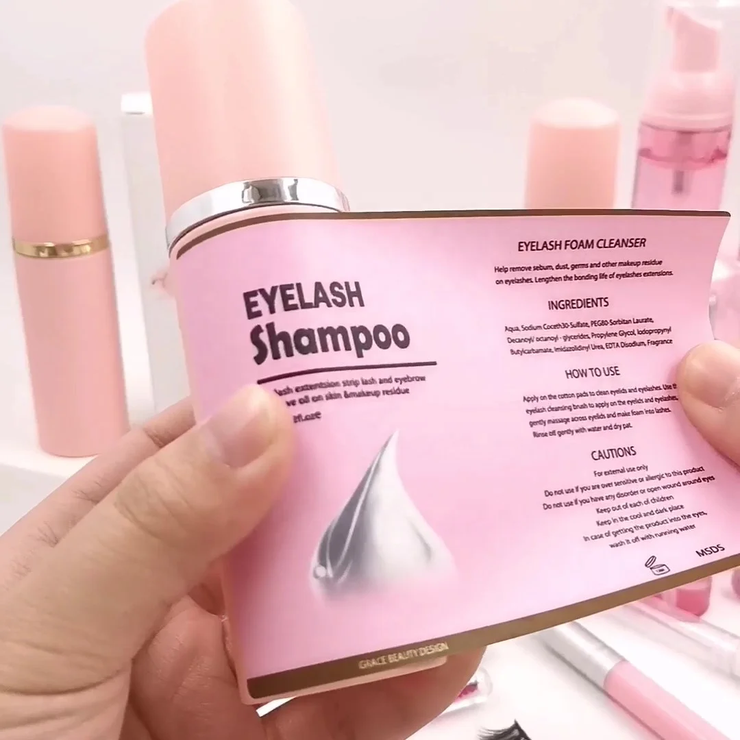 Wholesale custom your own brand oil free eyelash shampoo cleanser, White or transparent
Wholesale custom your own brand oil free eyelash shampoo cleanser, White or transparent