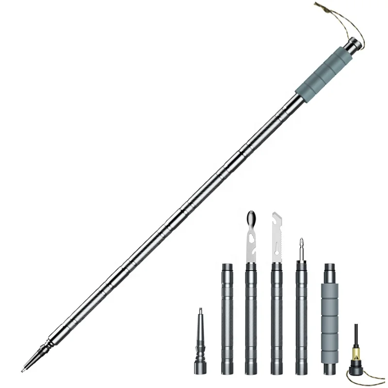 AJOTEQPT Outdoor Self-Defense Stick EDC Tool Fork Spoon Wild Tableware Hiking Camping Supplies Set Multifunctional Trekking Pole
AJOTEQPT Outdoor Self-Defense Stick EDC Tool Fork Spoon Wild Tableware Hiking Camping Supplies Set Multifunctional Trekking Pole