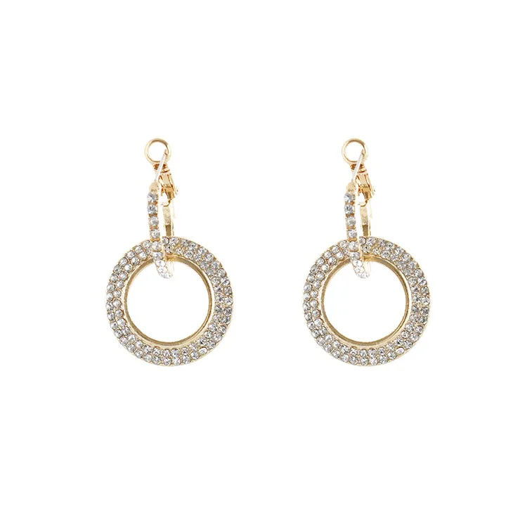 RTS Silver Needle Rhinestone Round Long Temperament Korean Persona Wild European American Exaggerated Diamond Earrings For Women
RTS Silver Needle Rhinestone Round Long Temperament Korean Persona Wild European American Exaggerated Diamond Earrings For Women