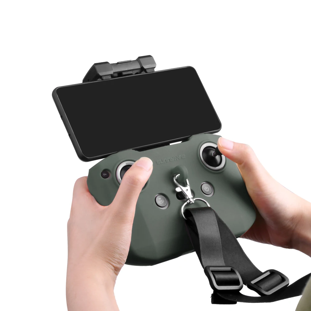 Sunnylife scratch resistant dust proof silicone protective cover strap for mavic air 2 remote controller drone accessories, Black , dark green
Sunnylife scratch resistant dust proof silicone protective cover strap for mavic air 2 remote controller drone accessories, Black , dark green