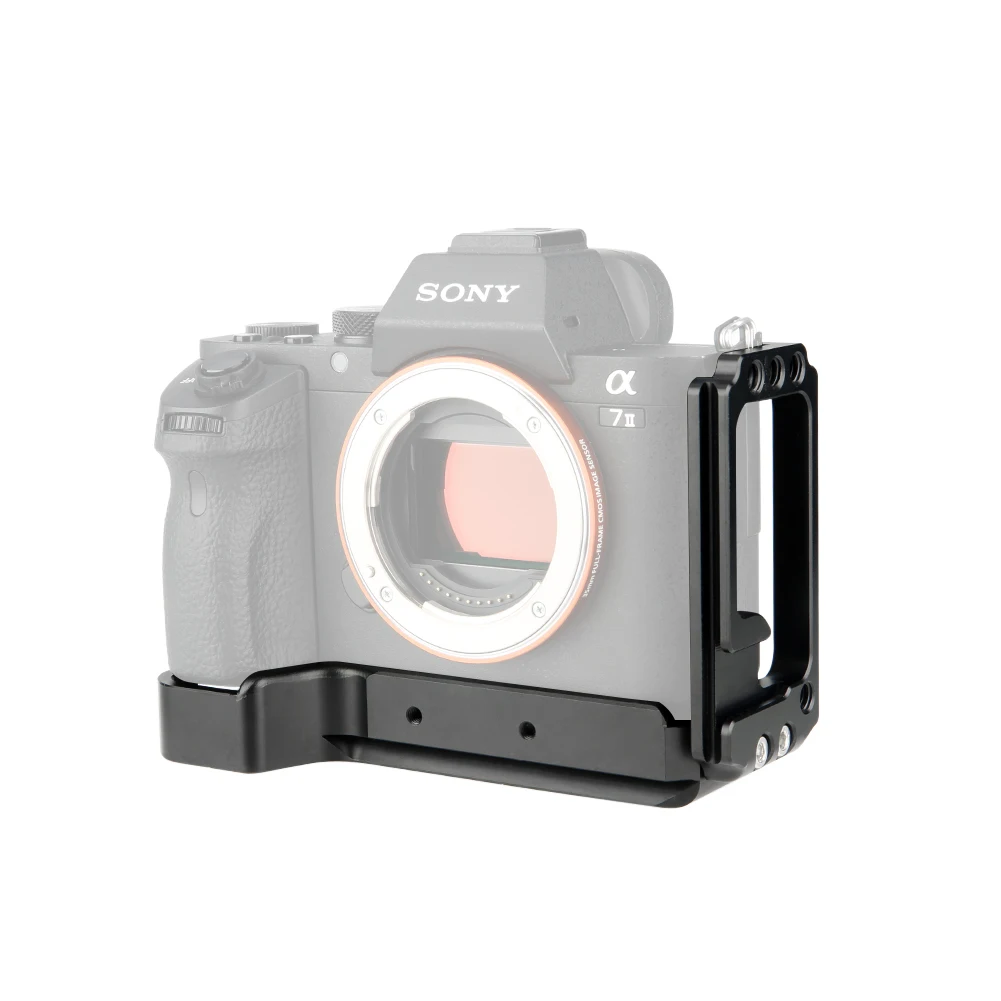 Niceyrig Camera L Bracket for Sony A7RIII / A7III /A7RII/ A7SII/A7II/ A9 with Built-in Quick Release Plate
Niceyrig Camera L Bracket for Sony A7RIII / A7III /A7RII/ A7SII/A7II/ A9 with Built-in Quick Release Plate