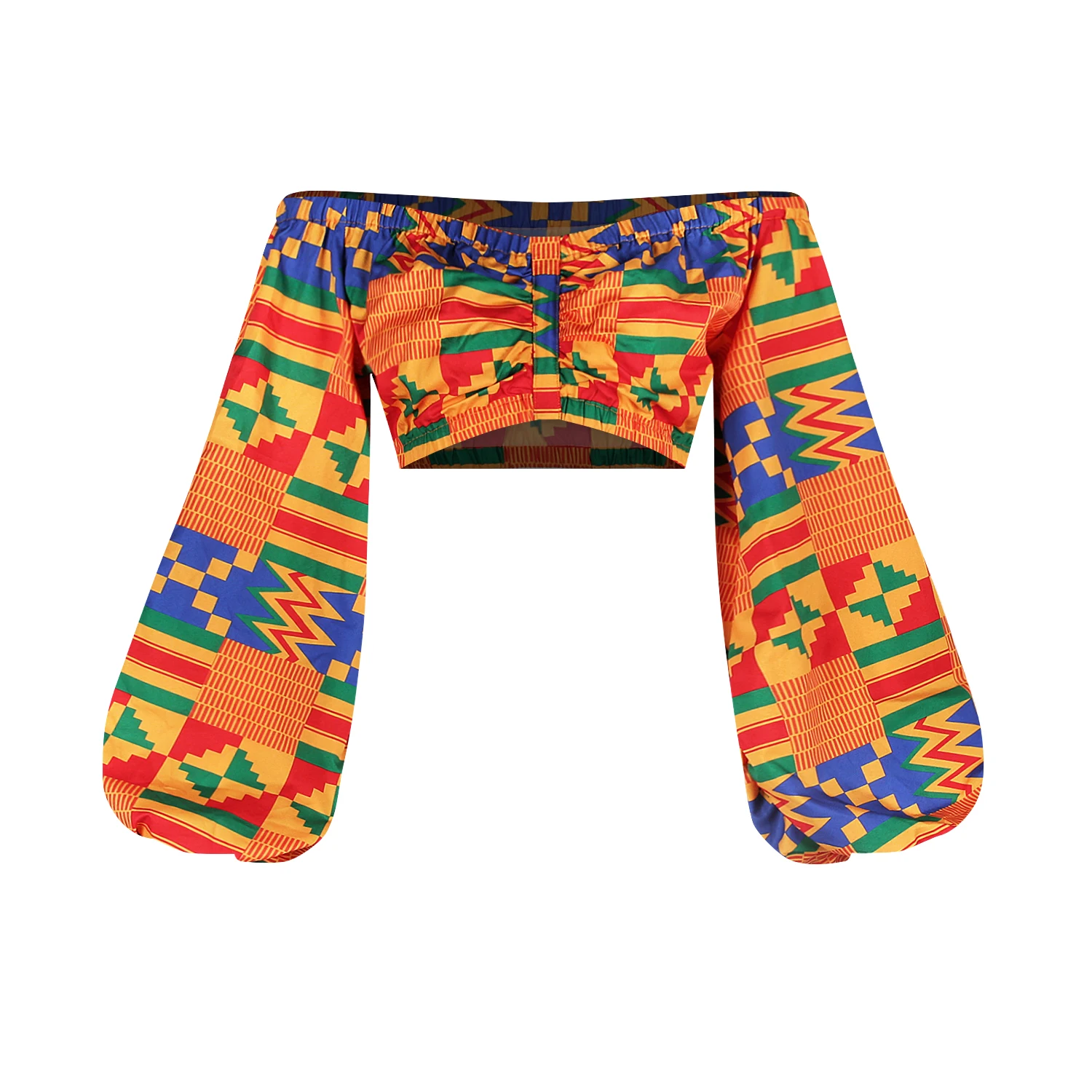 Women's Boho African Print Off Shoulder Long Lantern Sleeve Crop Top Sexy Slim Tops Ultra-Short Blouse Shirt, Customized colors
Women's Boho African Print Off Shoulder Long Lantern Sleeve Crop Top Sexy Slim Tops Ultra-Short Blouse Shirt, Customized colors