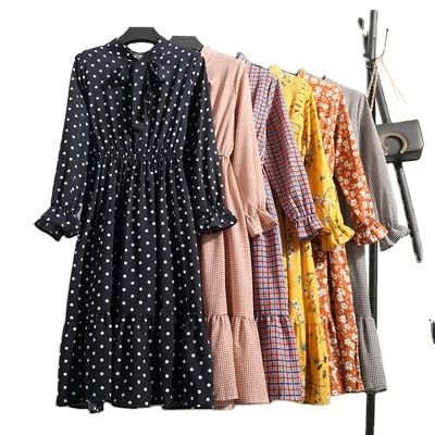 Korean Black Shirt Vestidos Office Polka Autumn Dot Dress Women Vintage Dresses Spring 2021 Midi Floral Long Sleeve Dress, As pictures
Korean Black Shirt Vestidos Office Polka Autumn Dot Dress Women Vintage Dresses Spring 2021 Midi Floral Long Sleeve Dress, As pictures