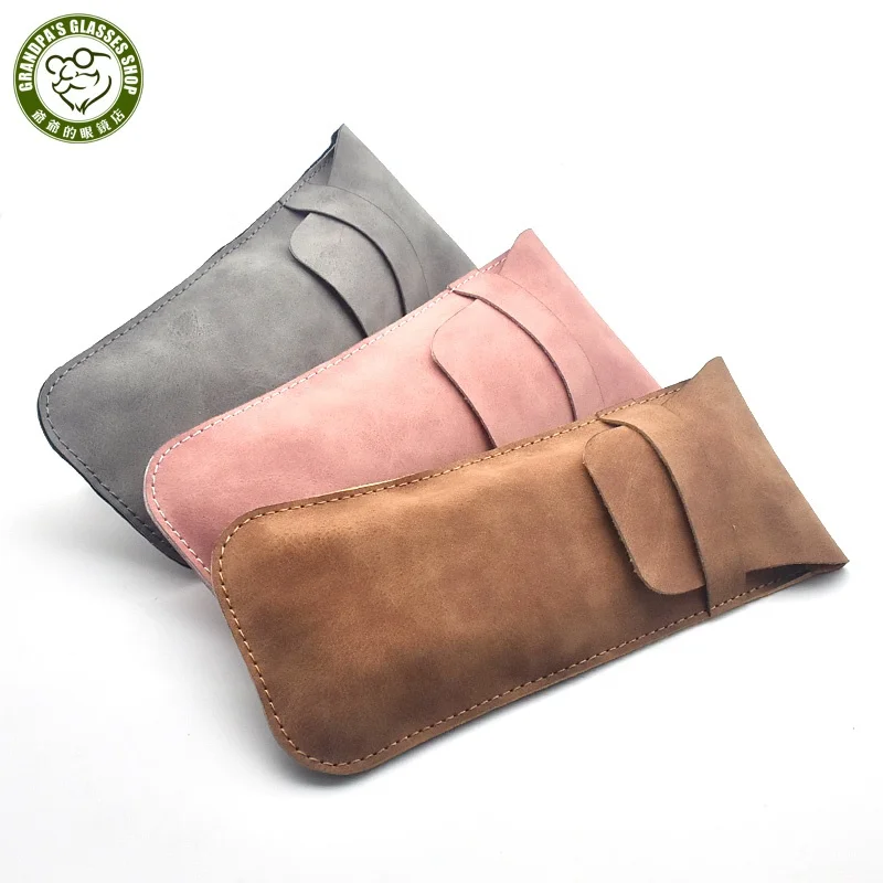 2021 Unisex Portable Retro Soft Pu Slim Travel Slip in Leather Eyeglasses Sunglasses Bags Case Pocket Holder Glasses Pouch
2021 Unisex Portable Retro Soft Pu Slim Travel Slip in Leather Eyeglasses Sunglasses Bags Case Pocket Holder Glasses Pouch