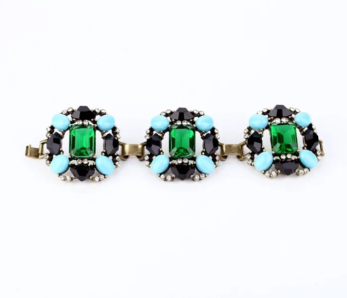 sl00112 Wholesale Summer Fashion Jewelry Vintage Gold Green Glass Diamond Crystal Floral Emerald Bracelets Vendors
sl00112 Wholesale Summer Fashion Jewelry Vintage Gold Green Glass Diamond Crystal Floral Emerald Bracelets Vendors
