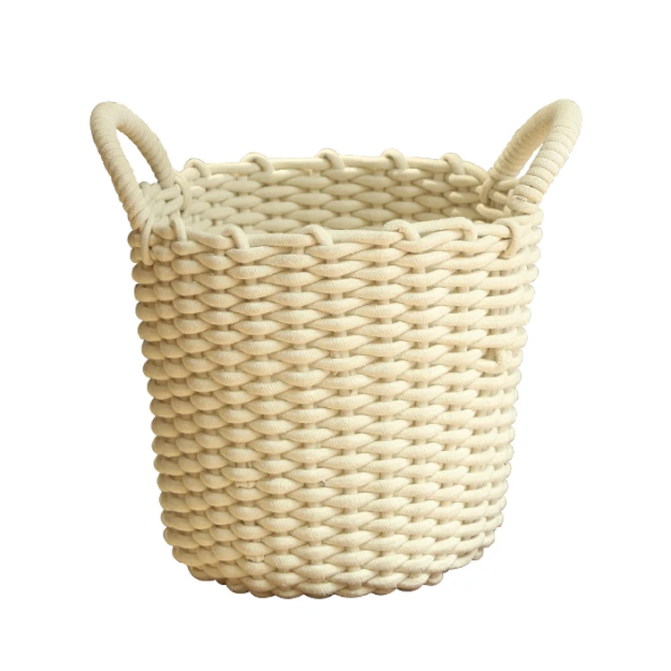 Amazon hot selling handmade decorative blanket toy cloth cotton Rope storage basket for living room, Customized color
Amazon hot selling handmade decorative blanket toy cloth cotton Rope storage basket for living room, Customized color