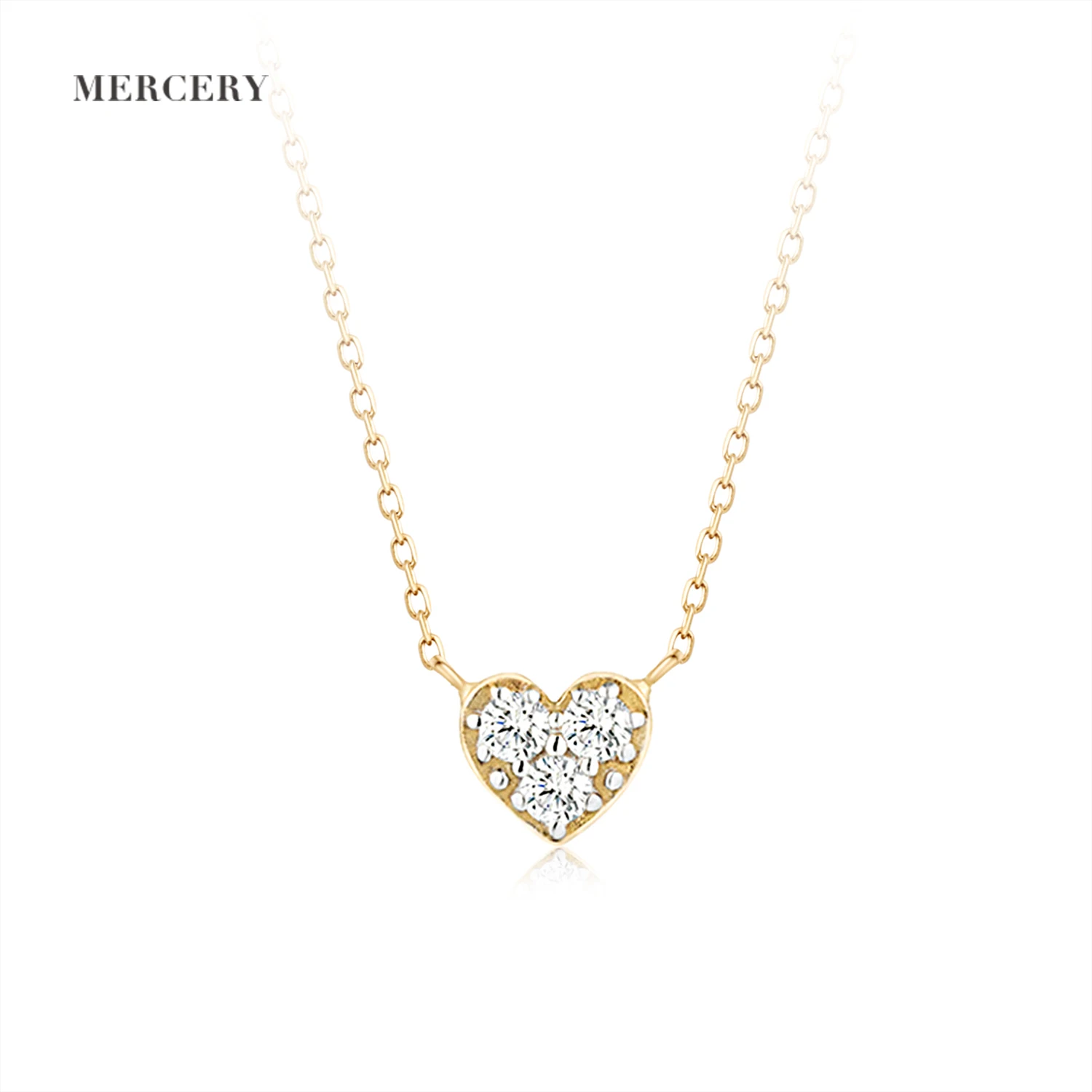 Mercery Fashion Engagement Jewelry 14K Solid Gold Necklace Romantic Heart Diamond Necklace Unique Style
Mercery Fashion Engagement Jewelry 14K Solid Gold Necklace Romantic Heart Diamond Necklace Unique Style