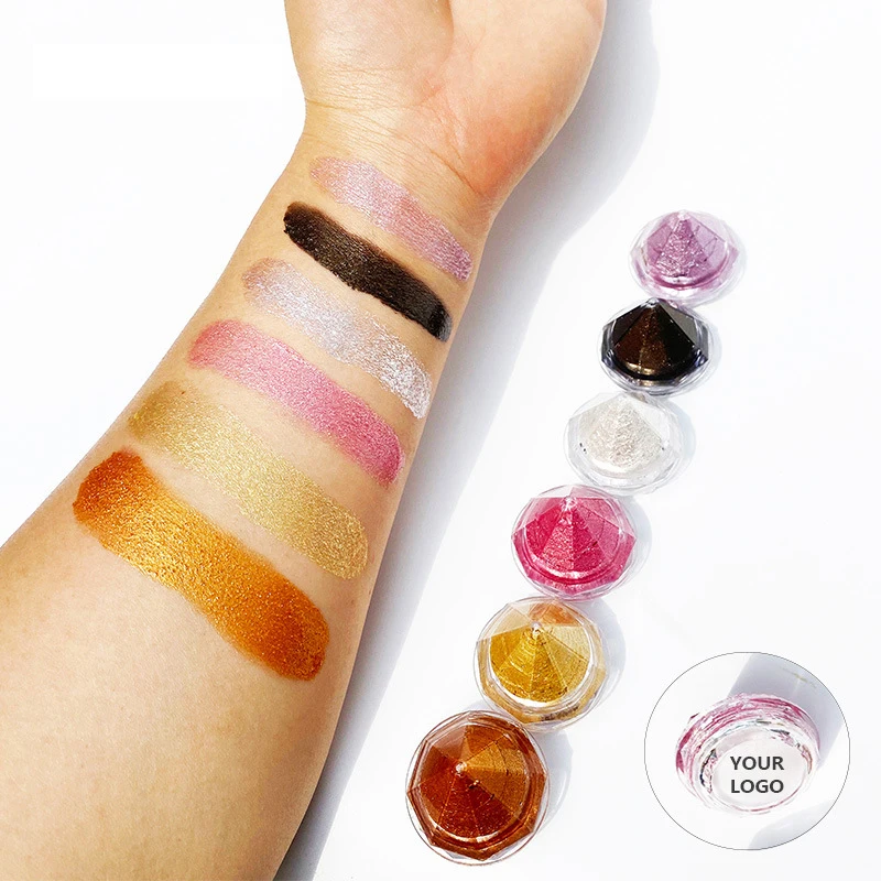 No Logo Shimmer Liquid Eye Shadow Cosmetics Makeup Vendor Private Label Diamond Single Eyeshadow
No Logo Shimmer Liquid Eye Shadow Cosmetics Makeup Vendor Private Label Diamond Single Eyeshadow
