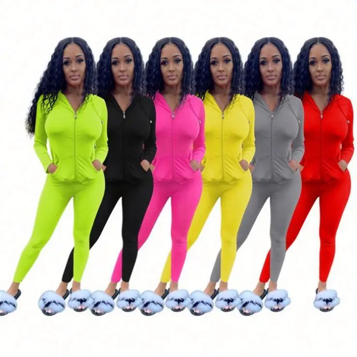 2020 Fall Sports Suit Ladies Hoodie And Jogger Set Autumn New Long Sleeve Outfits Two Piece Set Women Clothing
2020 Fall Sports Suit Ladies Hoodie And Jogger Set Autumn New Long Sleeve Outfits Two Piece Set Women Clothing