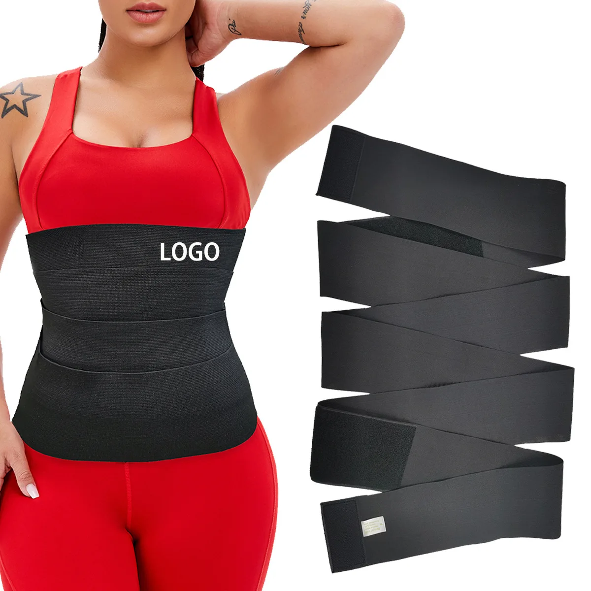 Landora4 meters Elastic Band Tummy Wrap For Women's Fitness Slimming invisible waist trainer Weight Loss Body Shaper, Black
Landora4 meters Elastic Band Tummy Wrap For Women's Fitness Slimming invisible waist trainer Weight Loss Body Shaper, Black
