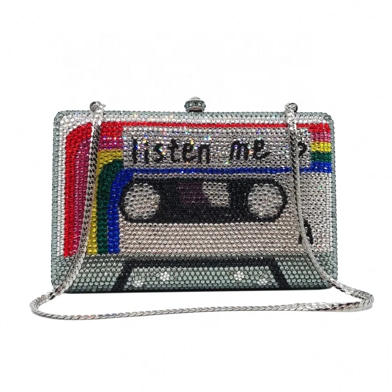 2022 Fashion Bling Evening Purse Silver Chain Shoulder Party Bags Women Party Clutch Rhinestone Mini Bag
2022 Fashion Bling Evening Purse Silver Chain Shoulder Party Bags Women Party Clutch Rhinestone Mini Bag