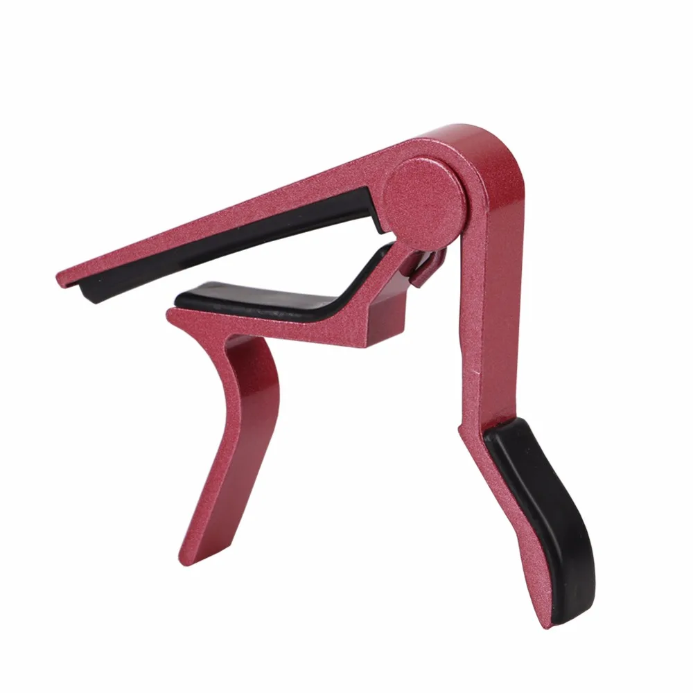 High Quality Aluminium Alloy Metal New Color  Guitar Capo Quick Change Clamp Key Acoustic Classic Guitar Capo For Tone Adjusting