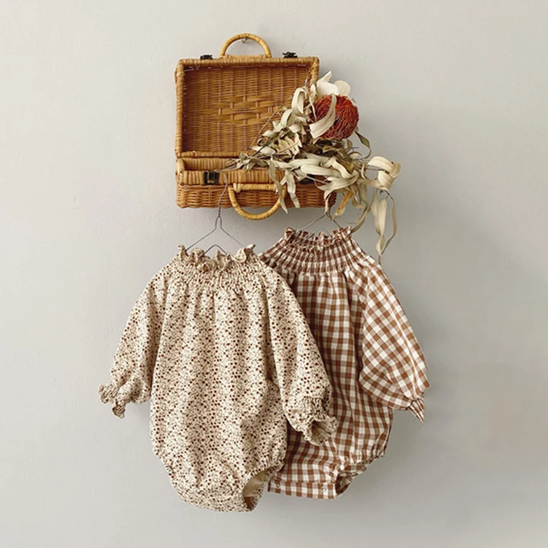 Q2-baby 3929 Flower Plaid Pattern Infant Newborn Long Sleeve Autumn Baby Girls RompersClothes 
Q2-baby 3929 Flower Plaid Pattern Infant Newborn Long Sleeve Autumn Baby Girls RompersClothes
