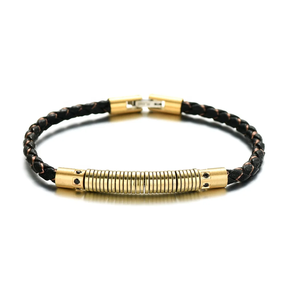 REAMOR Luxury 316l Stainless Steel Wire and Detachable Natural Stone Bead Jewelry Men and Women Leather Custom Bracelet for DIY 
REAMOR Luxury 316l Stainless Steel Wire and Detachable Natural Stone Bead Jewelry Men and Women Leather Custom Bracelet for DIY