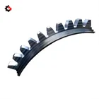 Manufacturer Custom Segment Large Module Arc Tooth Forged Steel Metal Big Diameter Rotating Spur Ring Gear