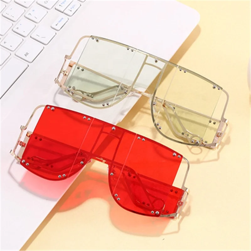 Fashion Oversized Steampunk Square Big Frame One-piece Lens Designer Women Shades Sunglasses, 9 colors
Fashion Oversized Steampunk Square Big Frame One-piece Lens Designer Women Shades Sunglasses, 9 colors