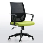 Hot sale swivel meeting room chair, full mesh cheap office chair, ergonomic screw lift staff conference chair