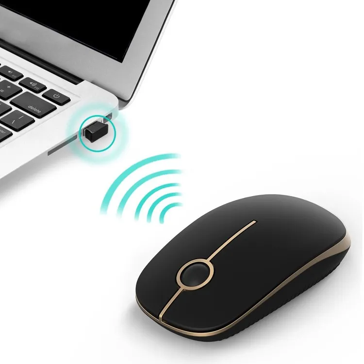 2.4G Portable Mini Wireless Mouse with USB Receiver Noiseless Mice for PC Laptop Computer Optical Wireless Mouse, Black gold
2.4G Portable Mini Wireless Mouse with USB Receiver Noiseless Mice for PC Laptop Computer Optical Wireless Mouse, Black gold